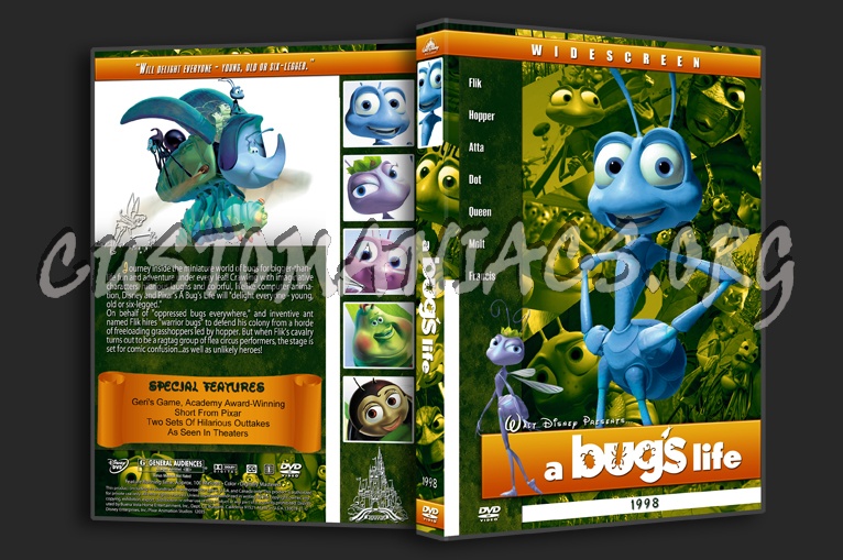 A Bug's Life - 1998 dvd cover