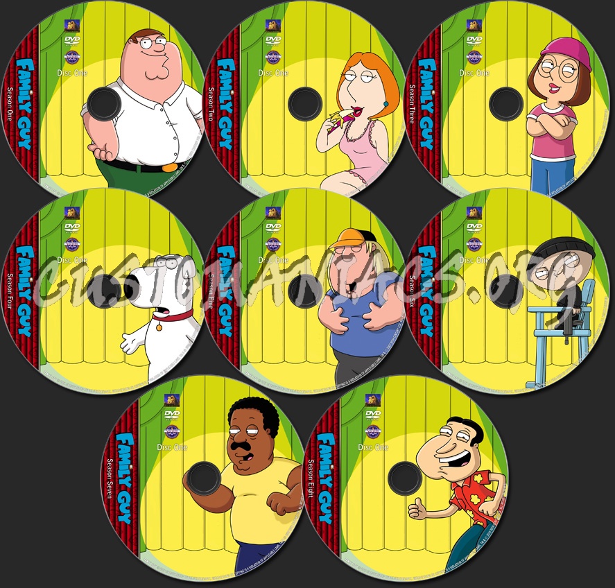 Family Guy - TV Collection dvd label