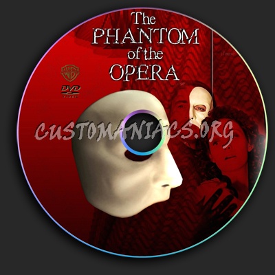 The Phantom of the Opera dvd label