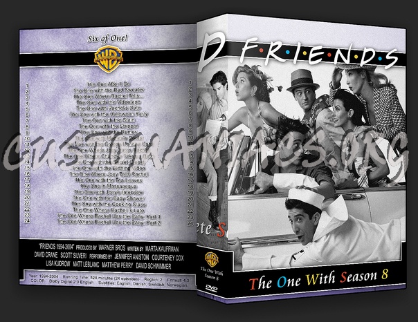 Season 8 - 27mm spine dvd cover