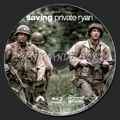 Saving Private Ryan blu-ray label
