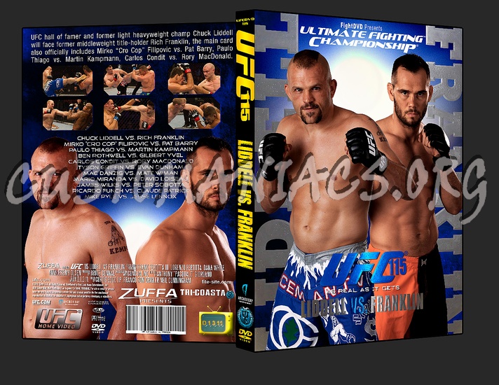 UFC 115 Liddell vs. Franklin dvd cover