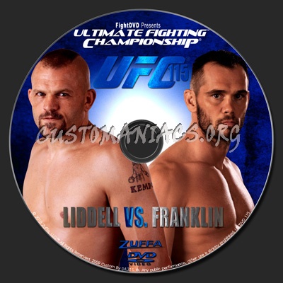 UFC 115 Liddell vs. Franklin dvd label