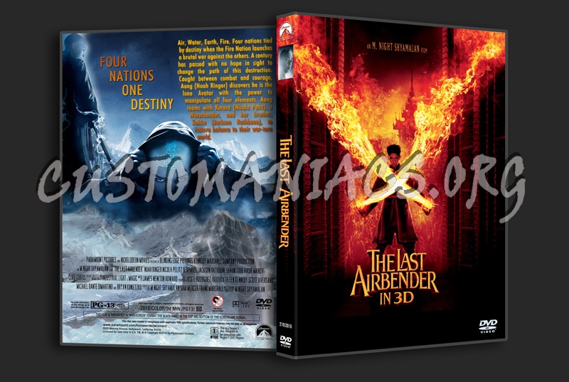 The Last Airbender dvd cover