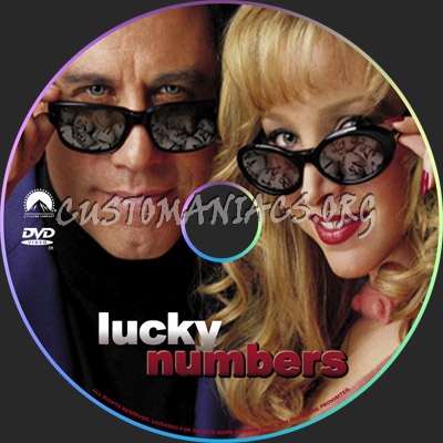 Lucky Numbers dvd label