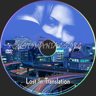 Lost in Translation dvd label