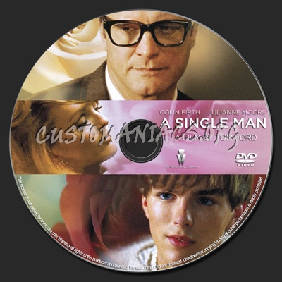 A Single Man dvd label