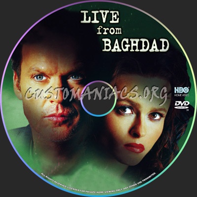 Live From Baghdad dvd label