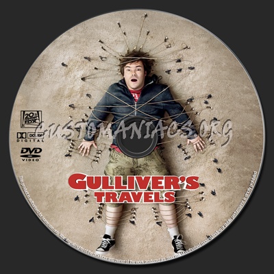 Gulliver's Travels dvd label