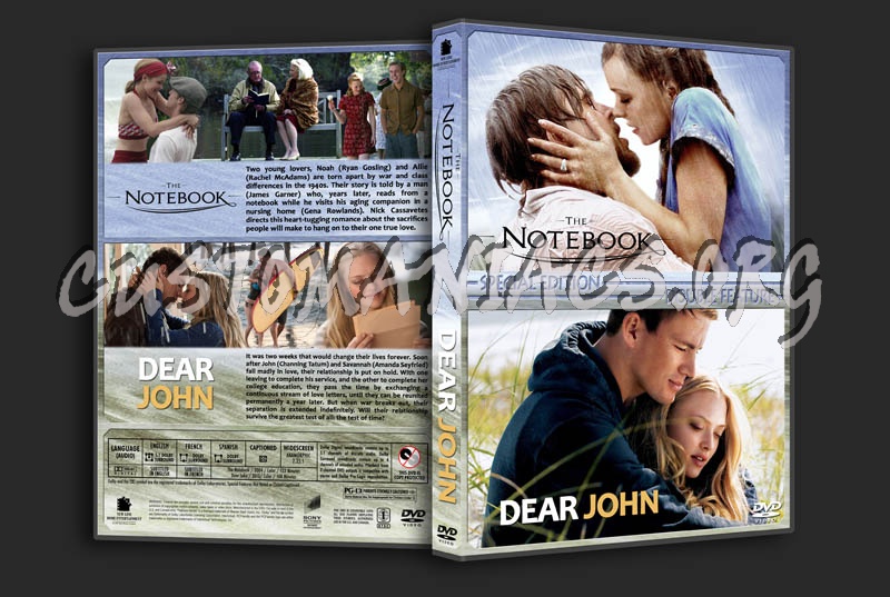 The Notebook / Dear John Double Feature dvd cover