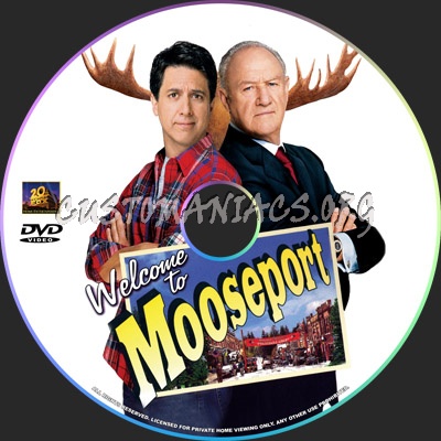 Welcome to Mooseport dvd label