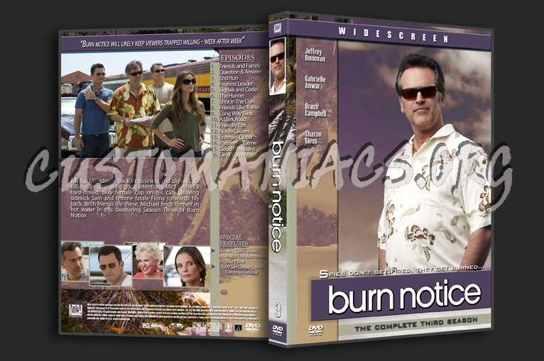 Burn Notice dvd cover