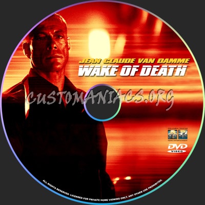 Wake of Death dvd label