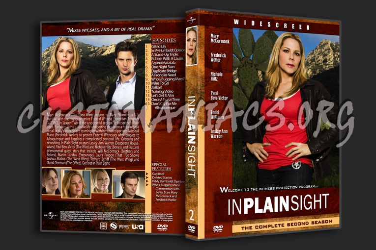In Plain Sight dvd cover