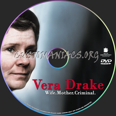 Vera Drake dvd label