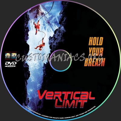 Vertical Limit dvd label