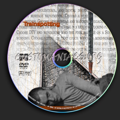 Trainspotting dvd label