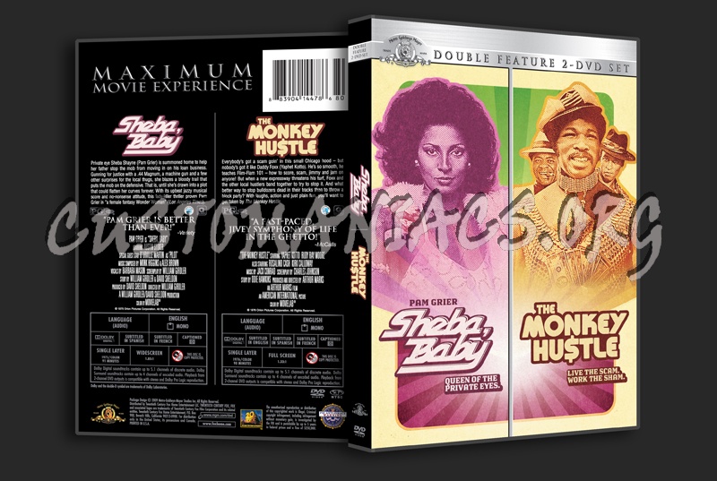 Sheba, Baby / The Monkey Hustle dvd cover