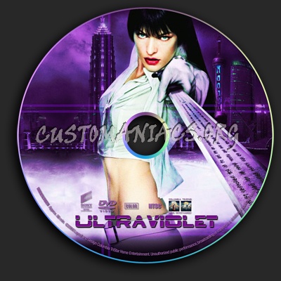 UltraViolet dvd label