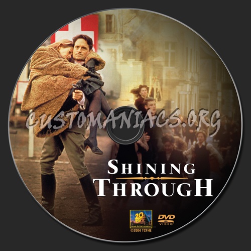 Shining Through dvd label