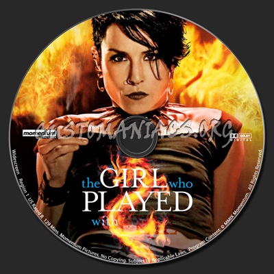 The Girl Who Played With Fire dvd label