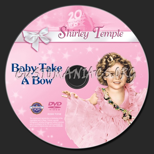 Baby Take A Bow dvd label