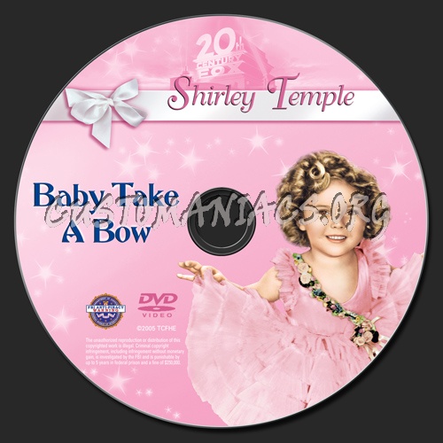 Baby Take A Bow dvd label
