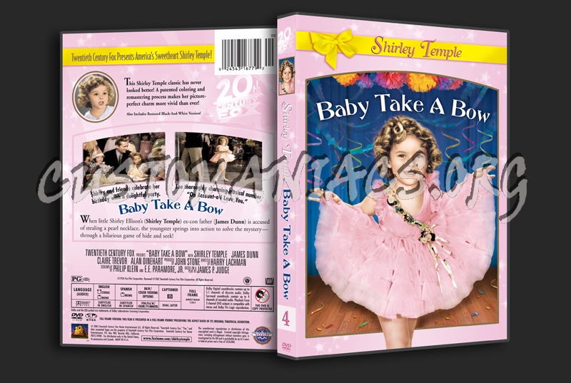 Baby Take A Bow dvd cover