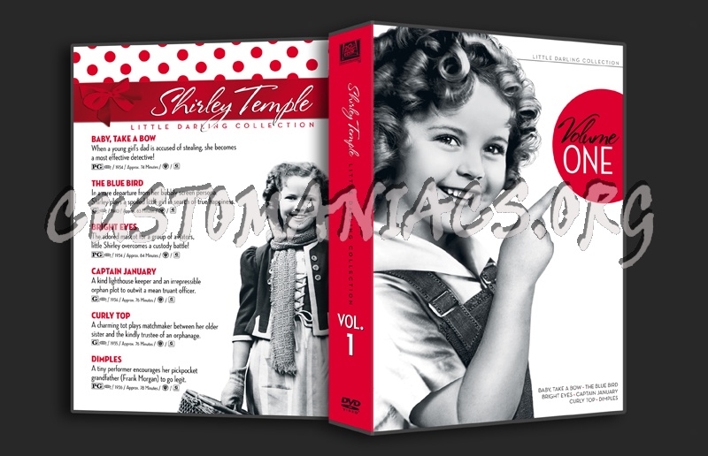 Shirley Temple Little Darling Collection Volume 1 dvd cover