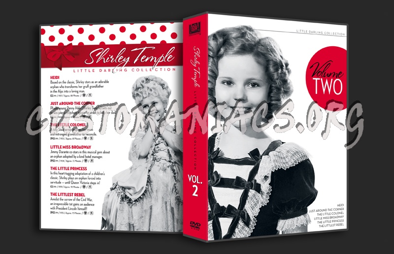 Shirley Temple Little Darling Collection Volume 2 dvd cover