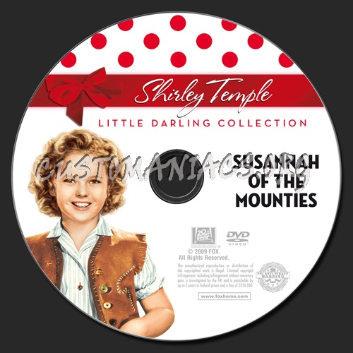 Susannah of the Mounties dvd label