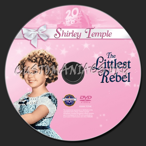 The Littlest Rebel dvd label