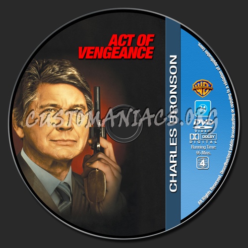 Charles Bronson Collection - Act Of Vengeance dvd label