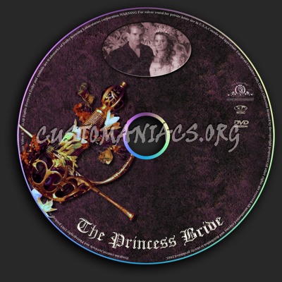 The Princess Bride dvd label