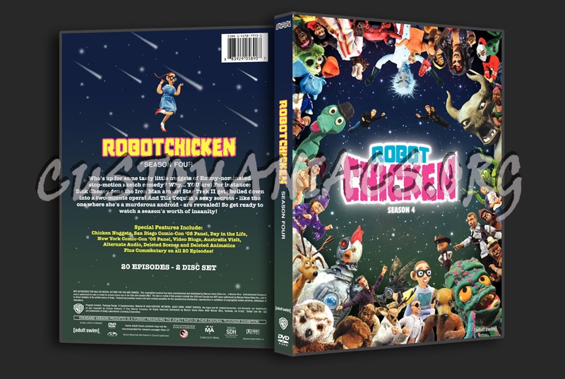 Robot Chicken Season Four dvd cover