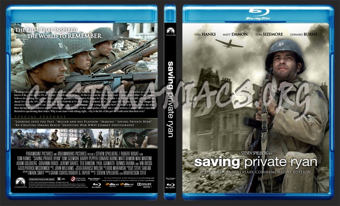 Saving Private Ryan blu-ray cover