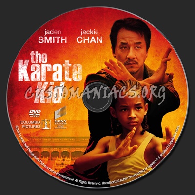 The Karate Kid dvd label