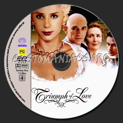 Triumph Of Love dvd label