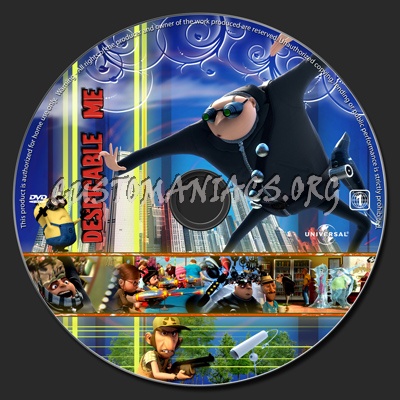 Despicable Me dvd label