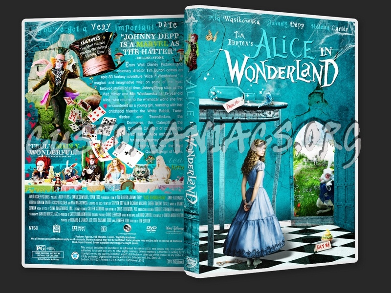 Alice In Wonderland dvd cover