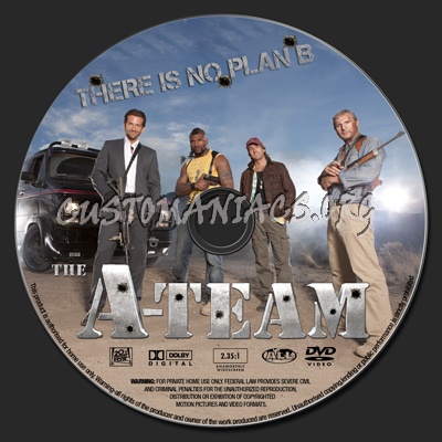 The A-Team dvd label