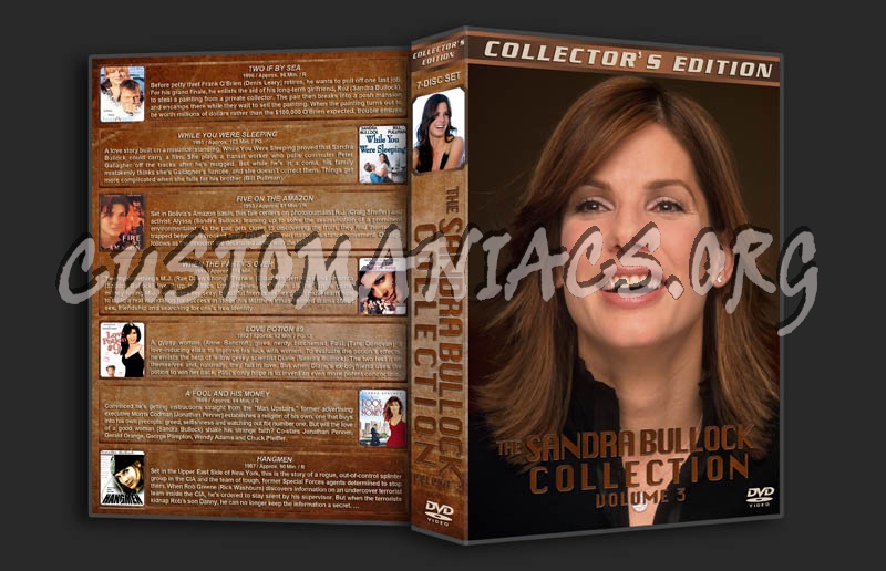 Sandra Bullock Collection - Volume 3 dvd cover