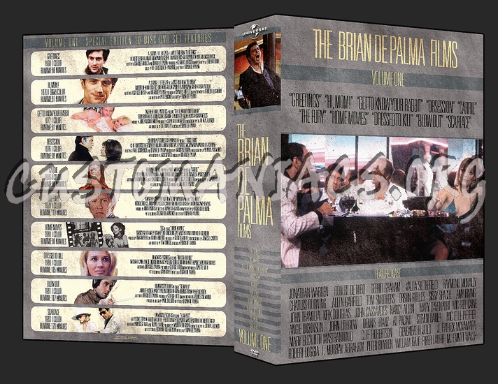 The Brian De Palma Films dvd cover