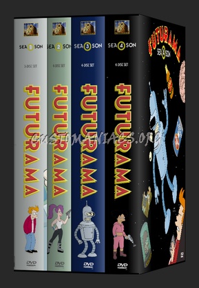 Futurama Season 1-4 dvd cover