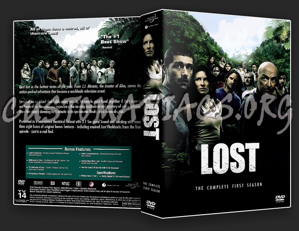 Lost Season 1-2 dvd cover