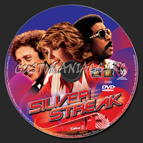 Silver Streak dvd label