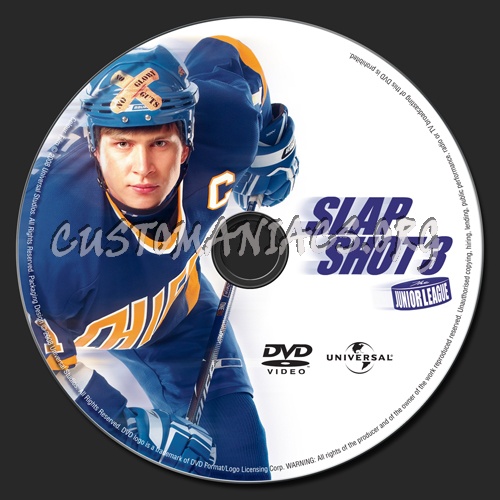 Slap Shot 3 dvd label