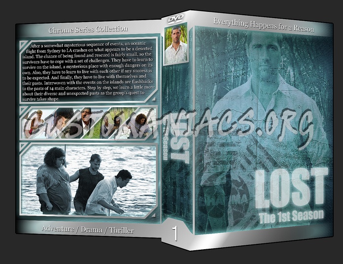 Lost Season 1-3 dvd cover