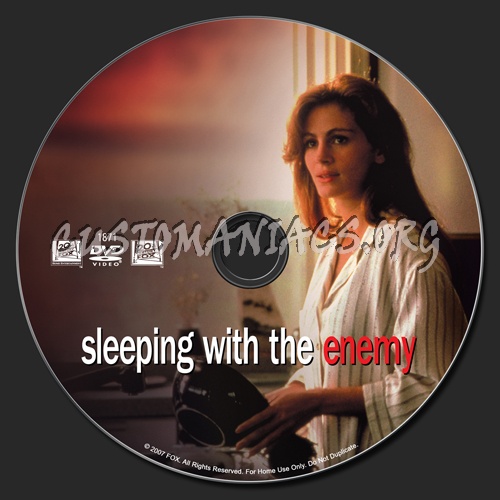 Sleeping With the Enemy dvd label