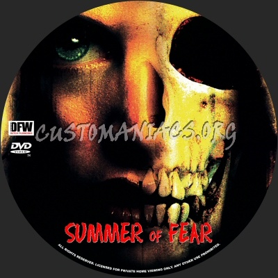 Summer of Fear dvd label